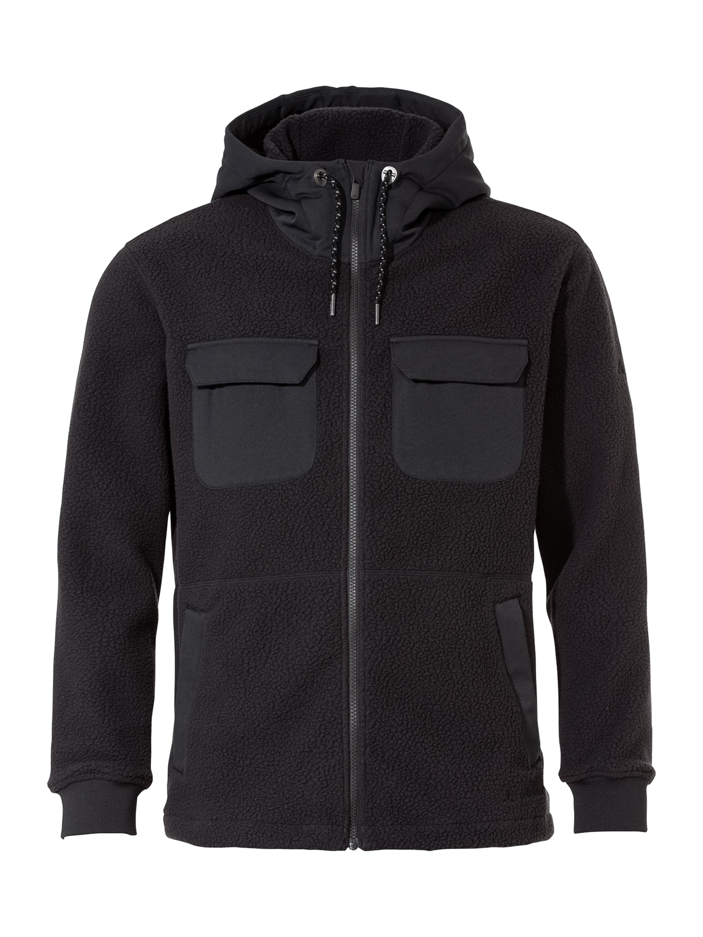 VAUDE Funktionsfleecejacke 'Manukau III' in Schwarz: Vorderseite