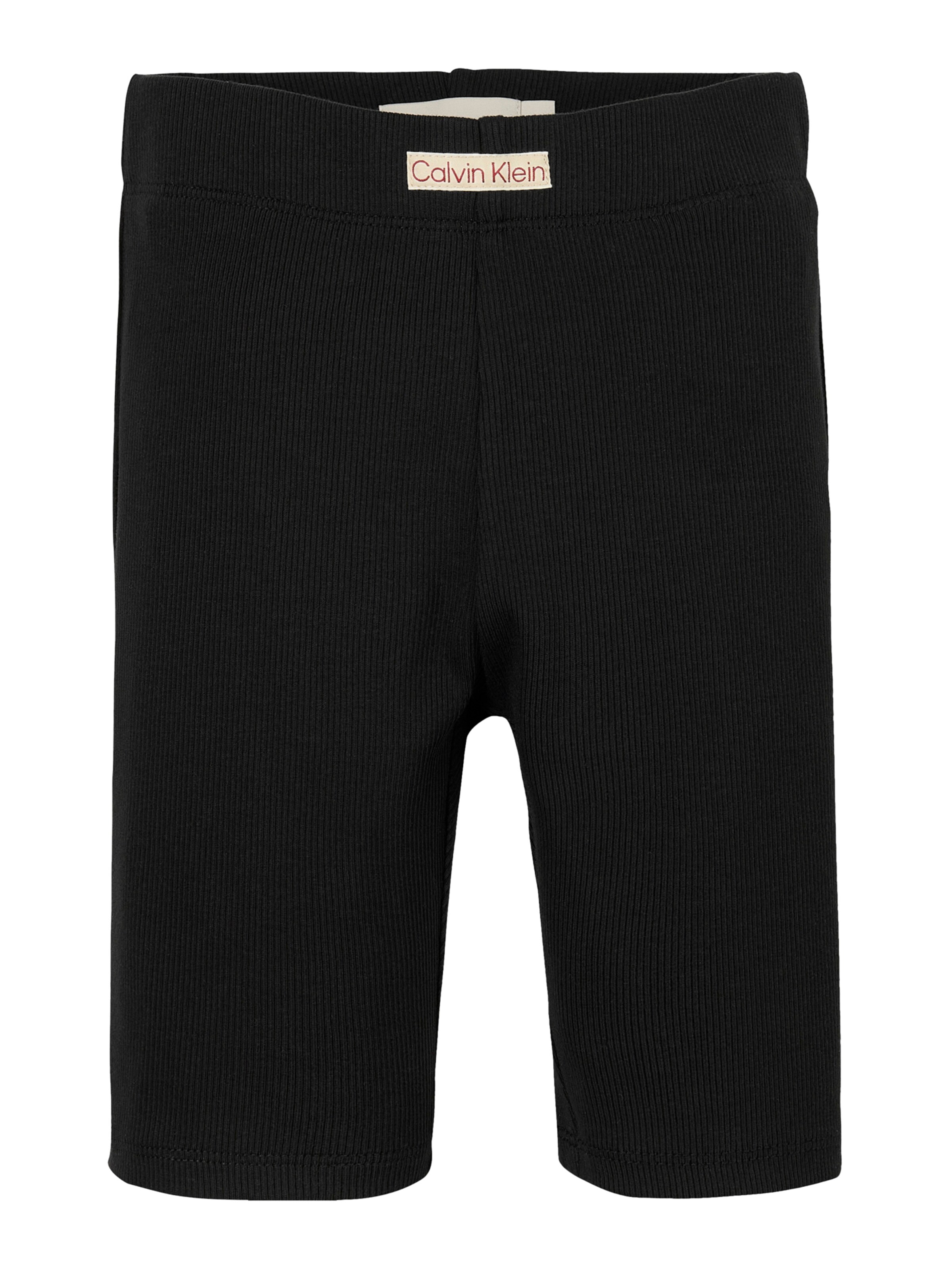 Skinny Leggings Calvin Klein Jeans en noir : devant