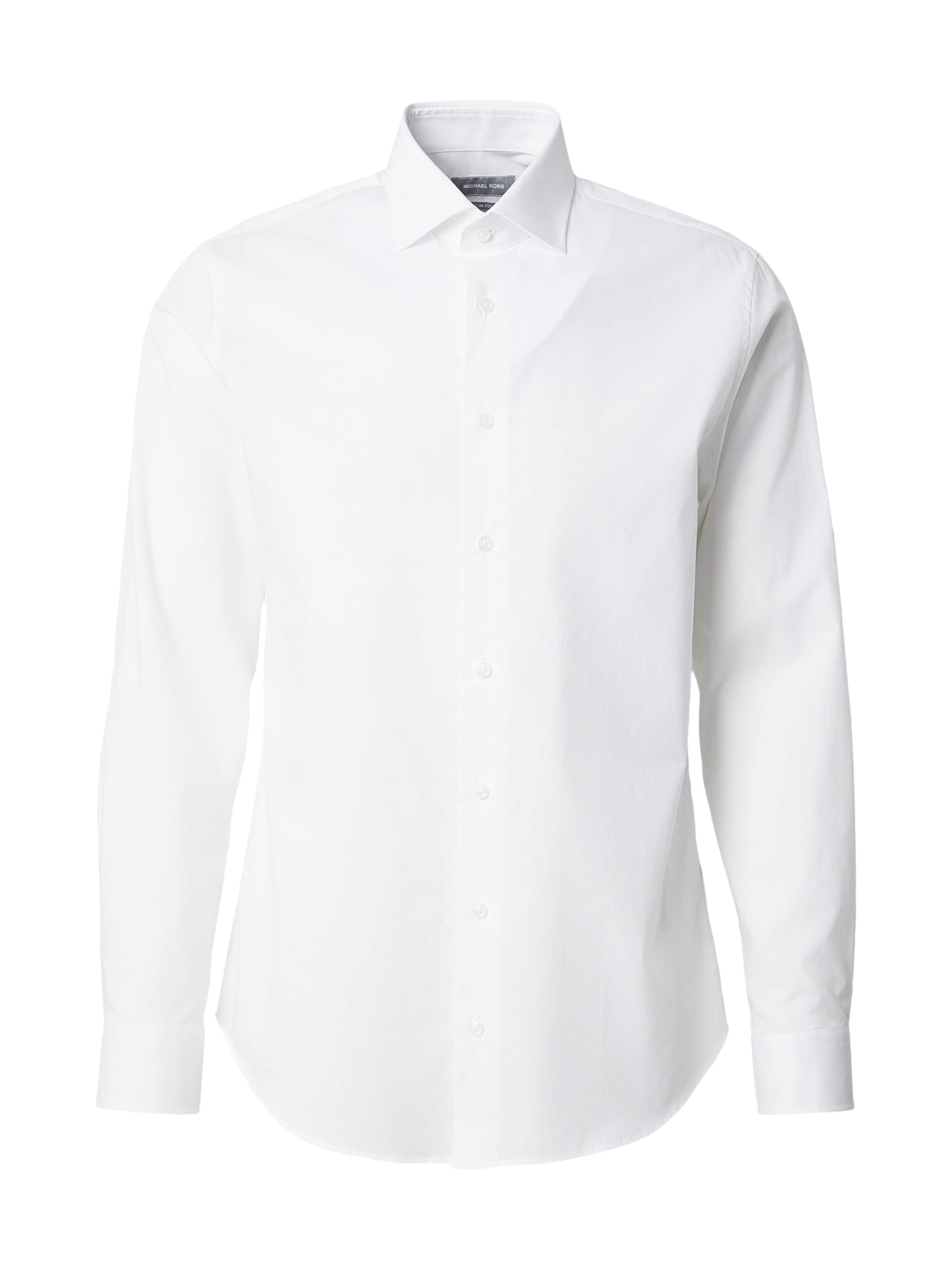 Slim fit Camicia di Michael Kors in bianco: frontale
