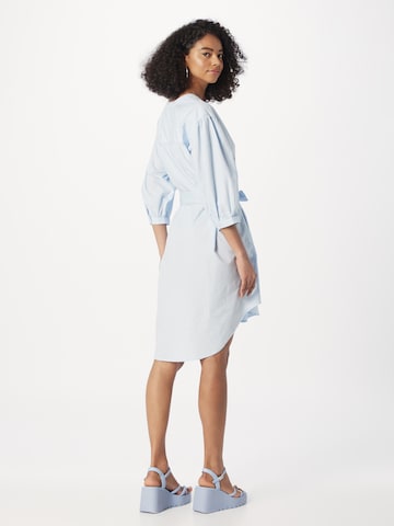Robe-chemise 'Biella' MSCH COPENHAGEN en bleu