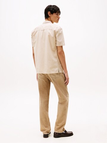 Tommy Jeans Regular Fit Hemd in Beige