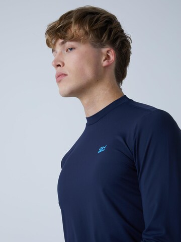 SPORTKIND Performance shirt 'Langarmshirt High-Neck' in Blue
