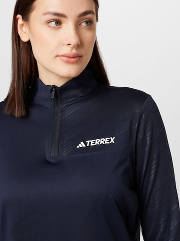 ADIDAS TERREX - Camiseta funcional en azul