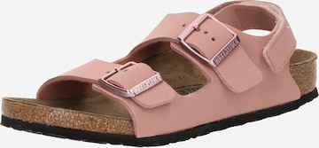 BIRKENSTOCK Sandaalit 'Milano' värissä vaaleanpunainen: etupuoli