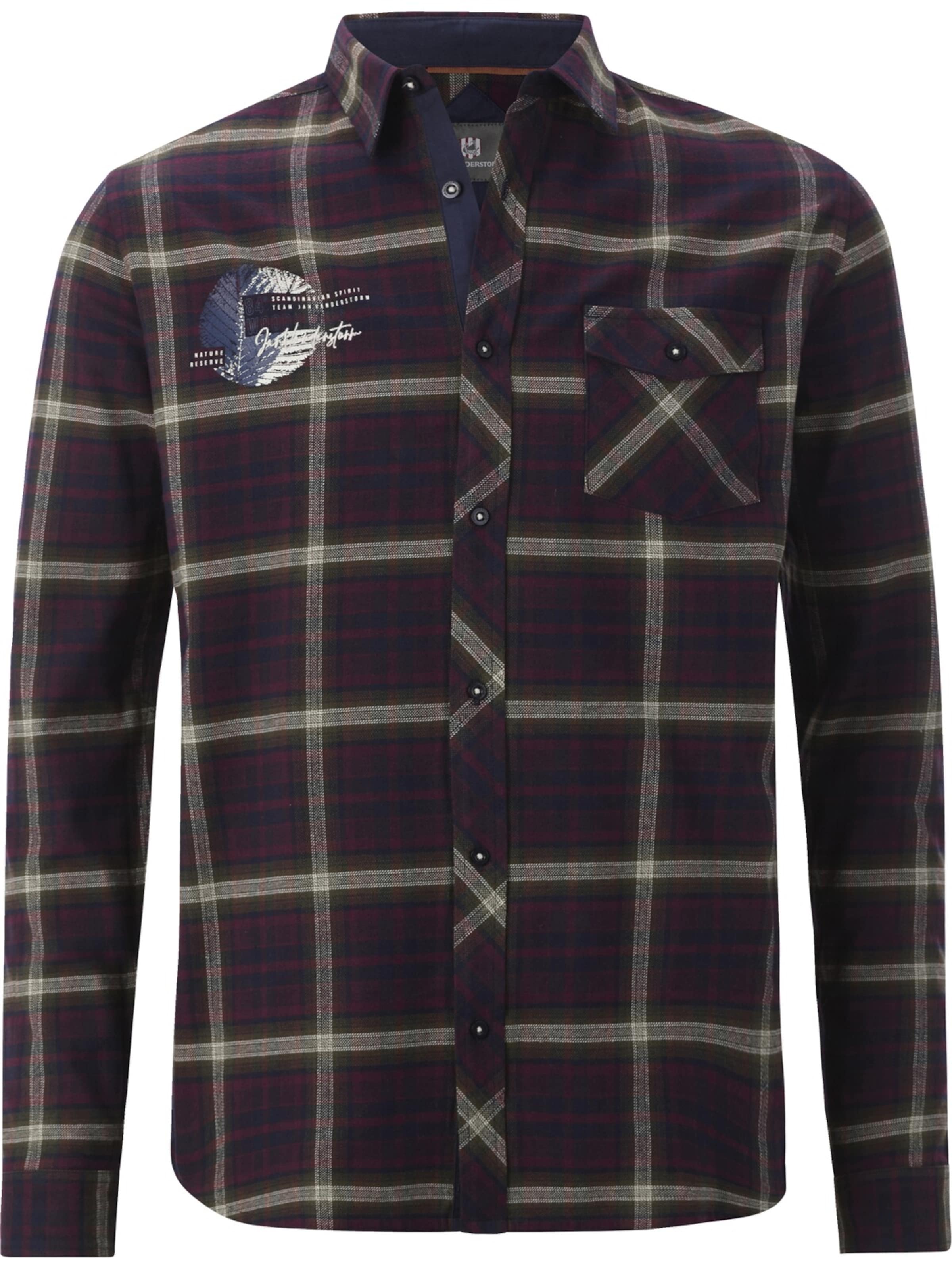 Jan Vanderstorm Comfort Fit Hemd 'Olsgren ' in Rot: Vorderseite