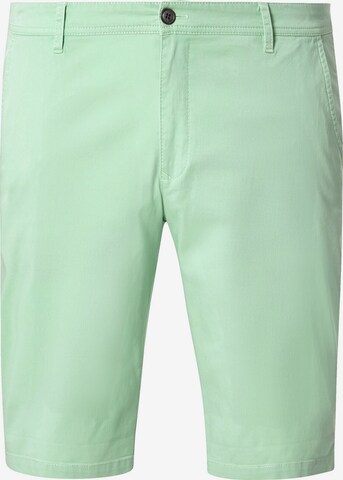 Loosefit Pantalon chino 'Baron Aiden' Charles Colby en vert : devant