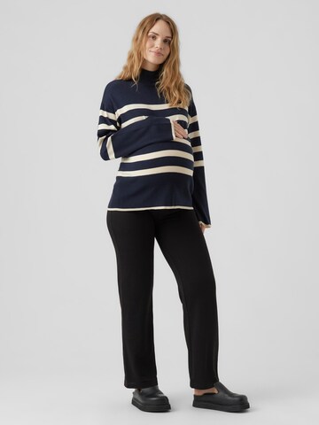 Vero Moda Maternity Sweater 'Happiness' in Blue