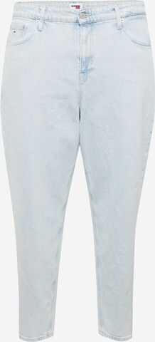 Tommy Jeans Curve Tapered Jeans 'MOM CURVE' in Blue: front
