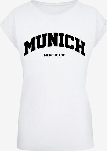 Merchcode Shirt 'Munich' in White: front