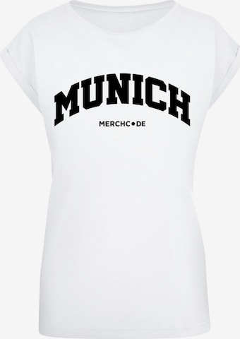 Merchcode Shirt 'Munich' in White: front