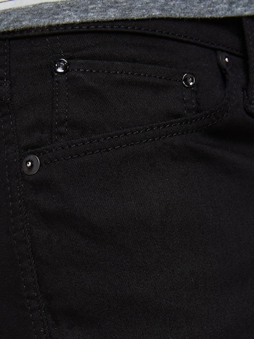 Coupe slim Jean 'GLENN' JACK & JONES en noir