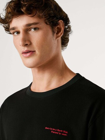 T-Shirt 'SOMER LS' Pepe Jeans en noir