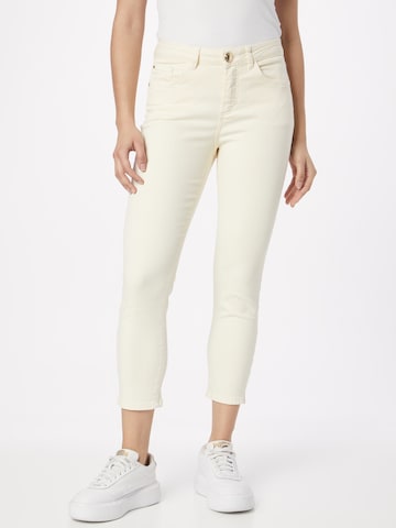 MOS MOSH Skinny Fit Панталон в бяло: отпред