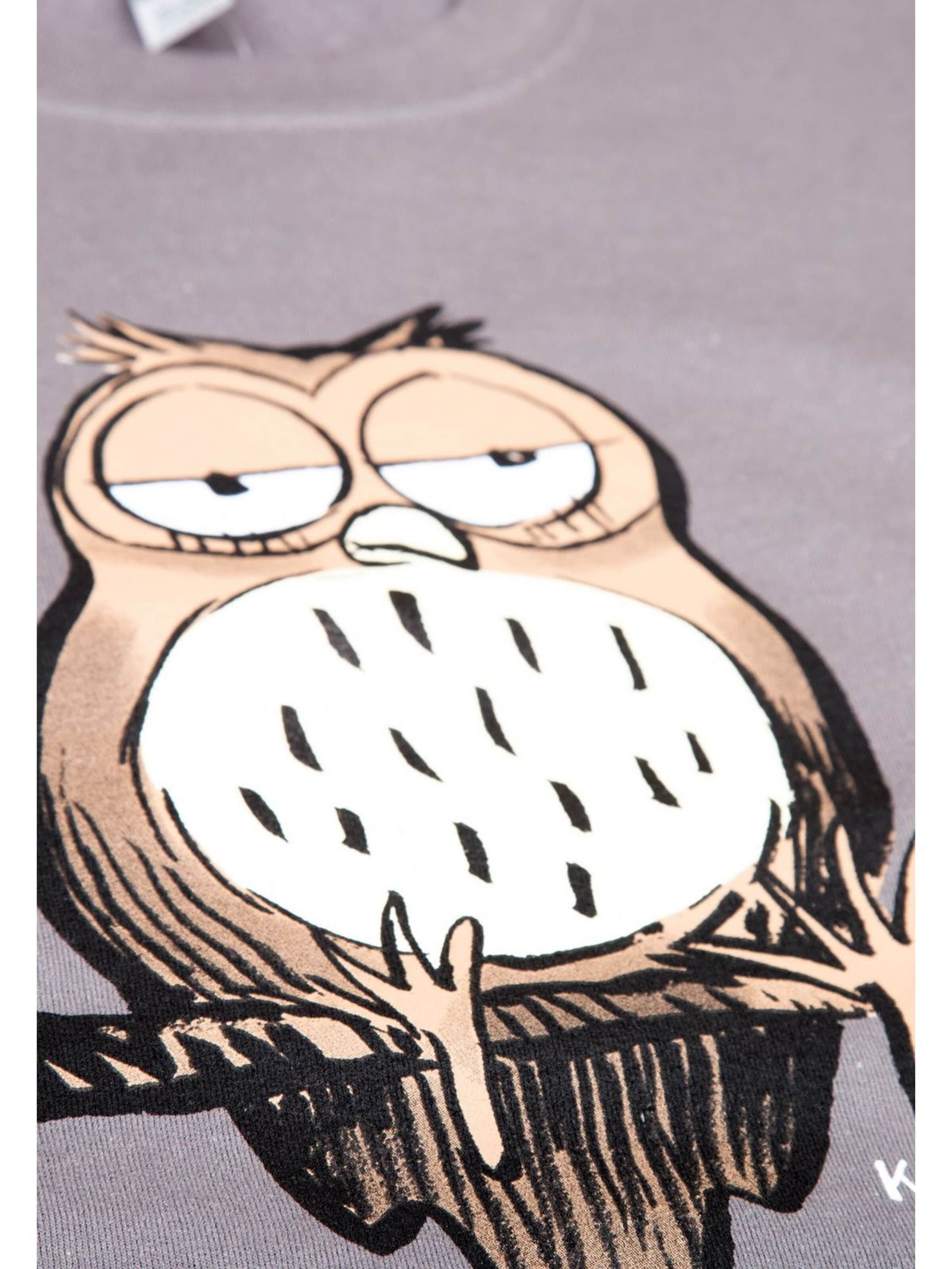 Bad Nature - Sudadera 'Bad Nature Owl  Sweatshirt Sweatshirt' en gris