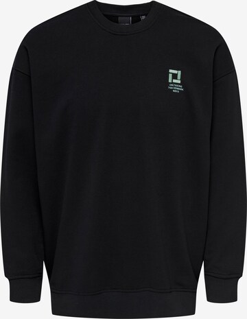 Only & Sons Sweatshirt 'STEVE' in Black: front