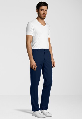 Steffen Klein Slimfit Broek in Blauw