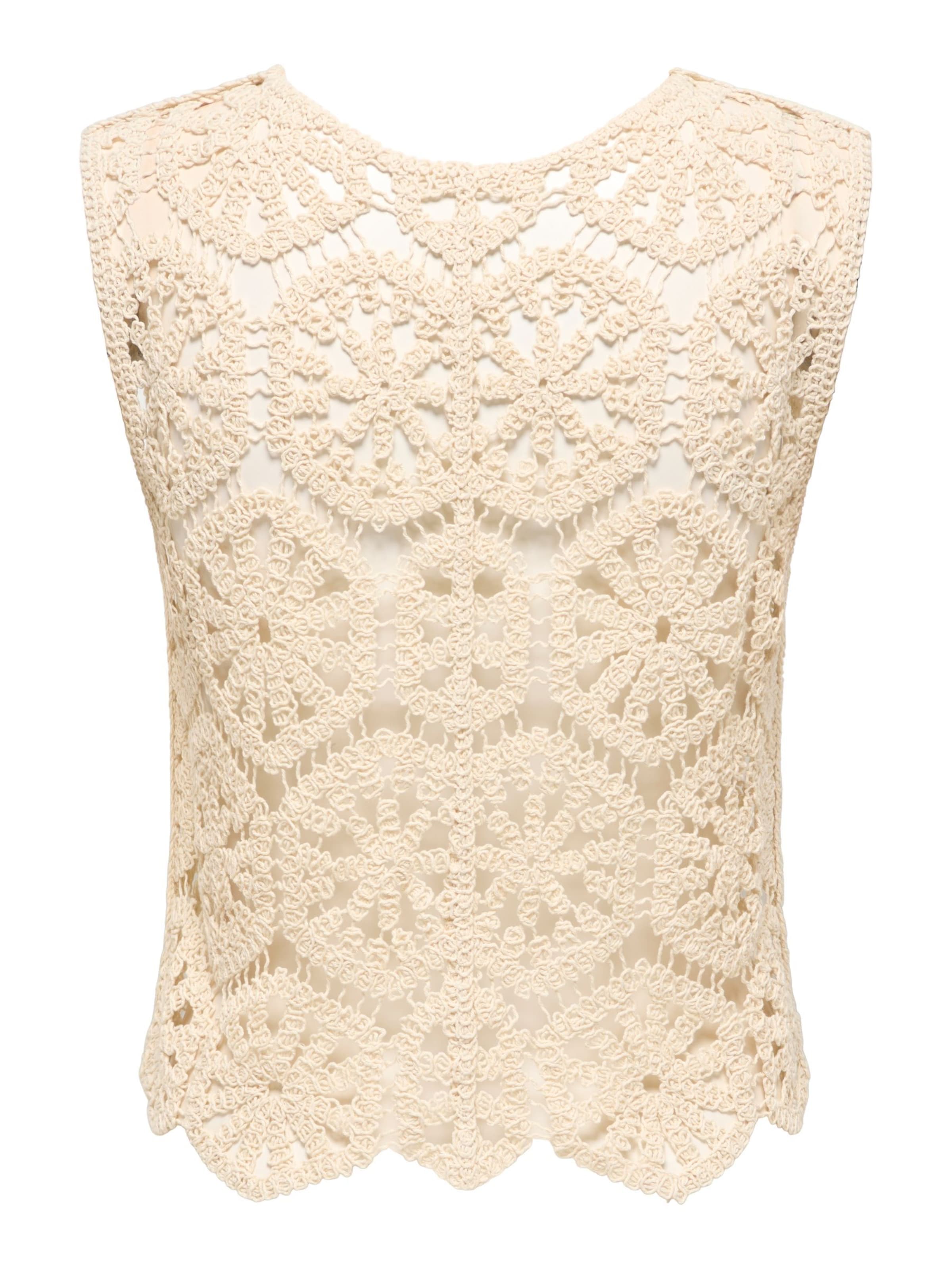 JDY Strikvest 'JDYVic' i beige