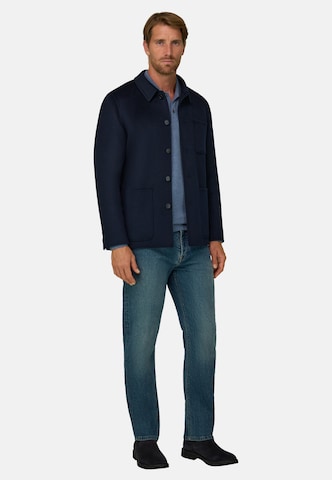 Boggi Milano Regular fit Colbert in Blauw