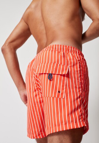 Skiny Badeshorts in Orange