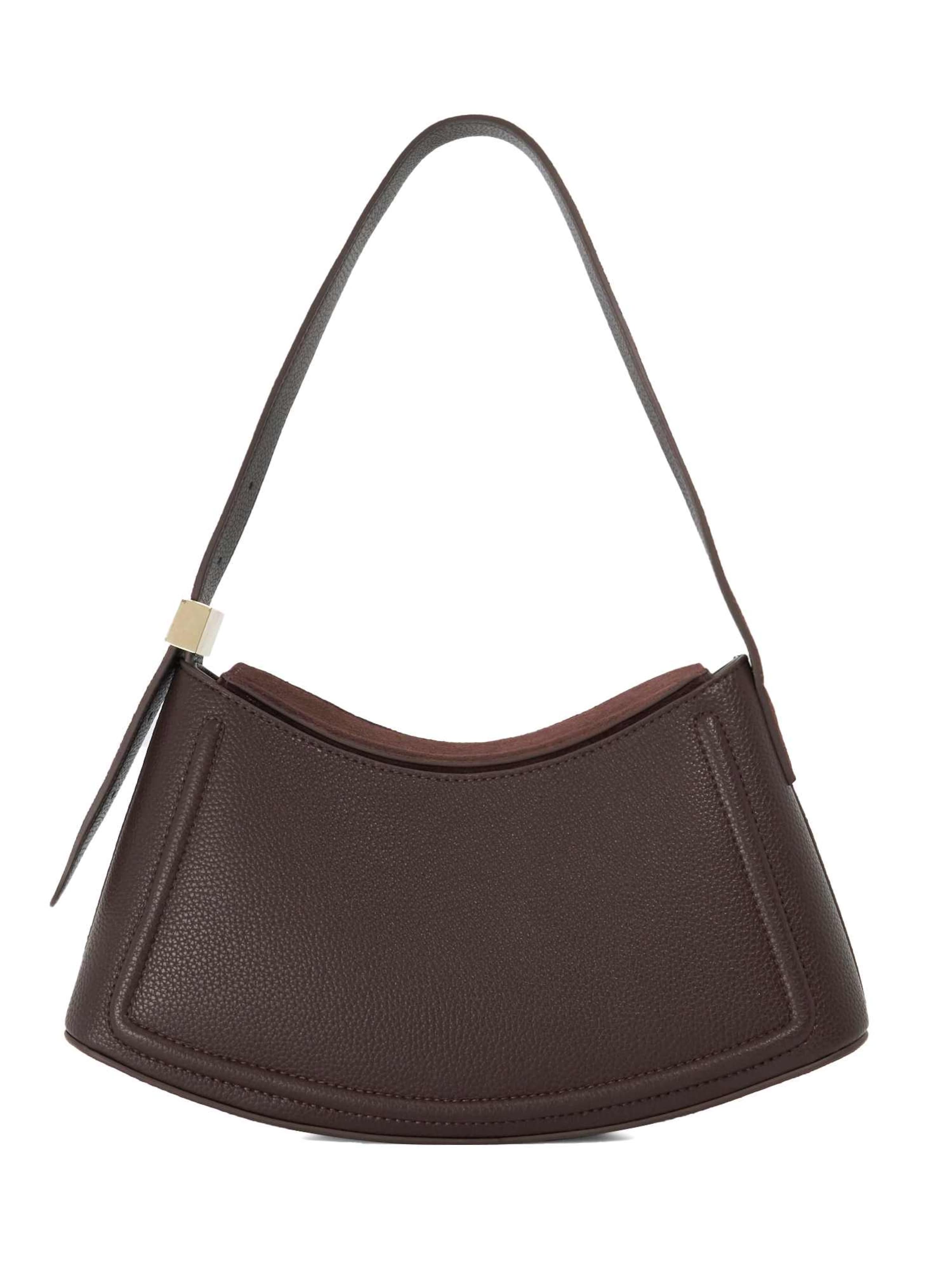 Dune LONDON Schultertasche 'Dependent' in Braun