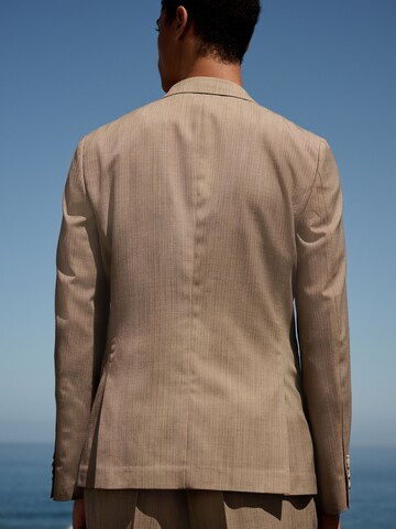 Next - Ajuste estrecho Chaqueta tipo saco para negocios en gris