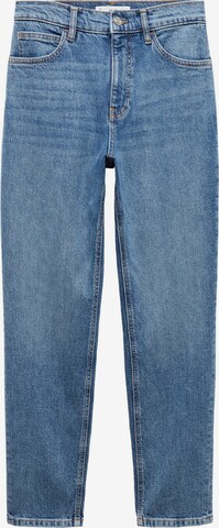 Tapered Jeans de la MANGO pe albastru: față