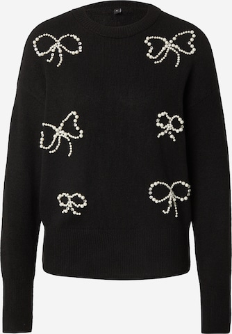 Pulover de la Trendyol pe negru: față