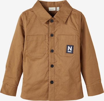 NAME IT Button Up Shirt 'Rilan' in Brown: front