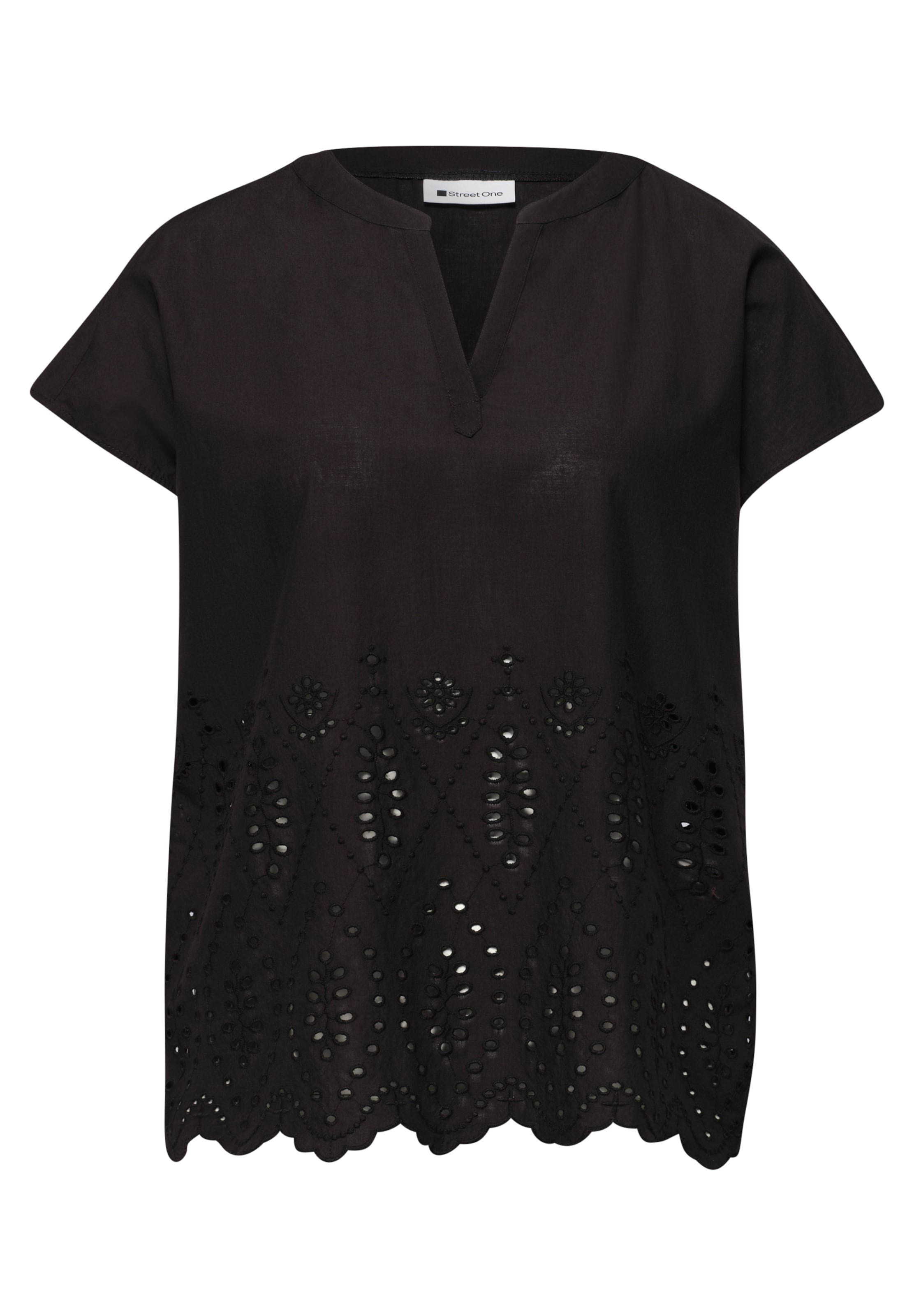 STREET ONE Blouse in Black: front