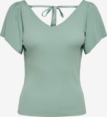 ONLY Sweater 'LEELO' in Green: front