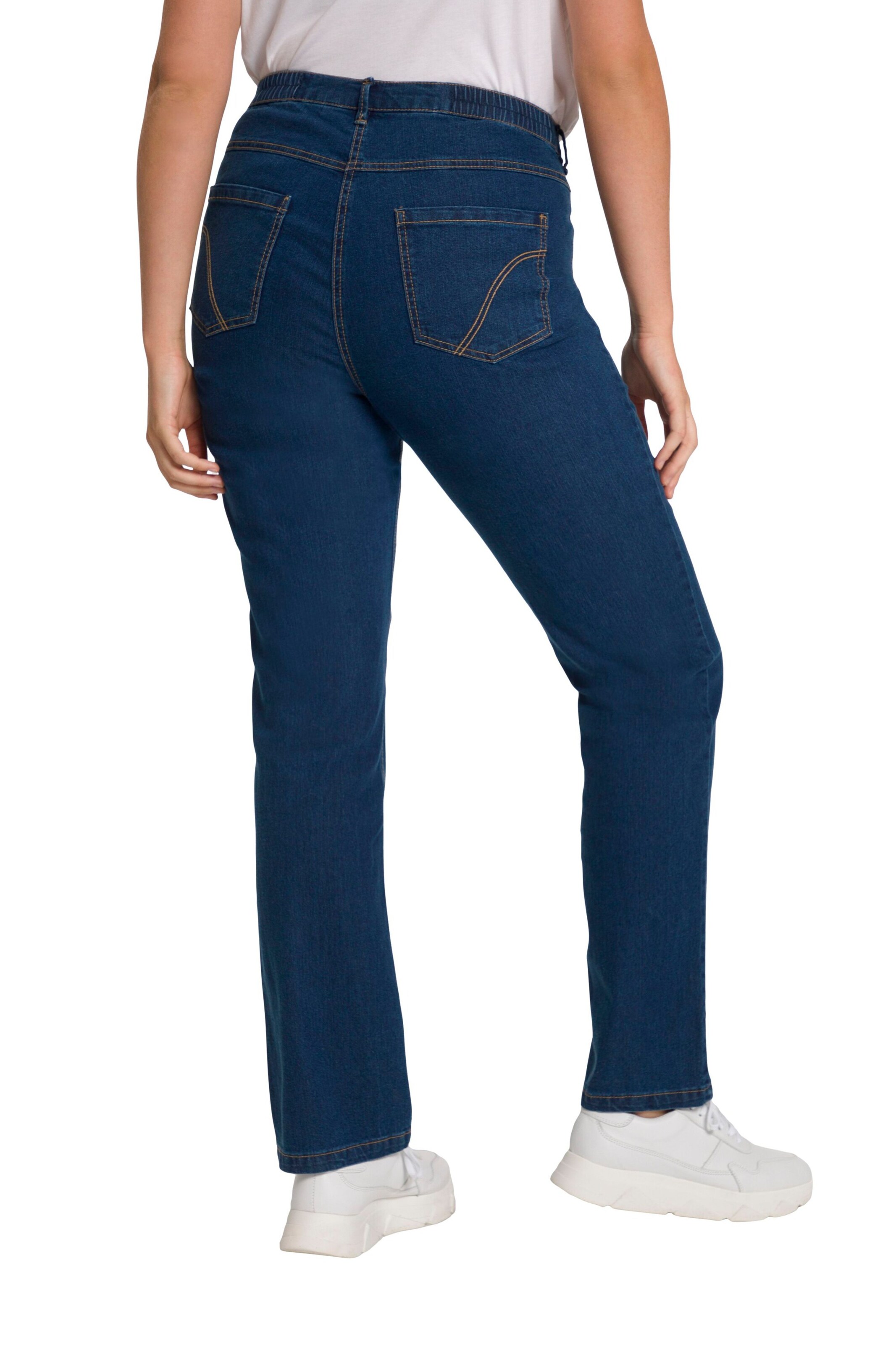 Ulla Popken Regular Jeans in Blauw
