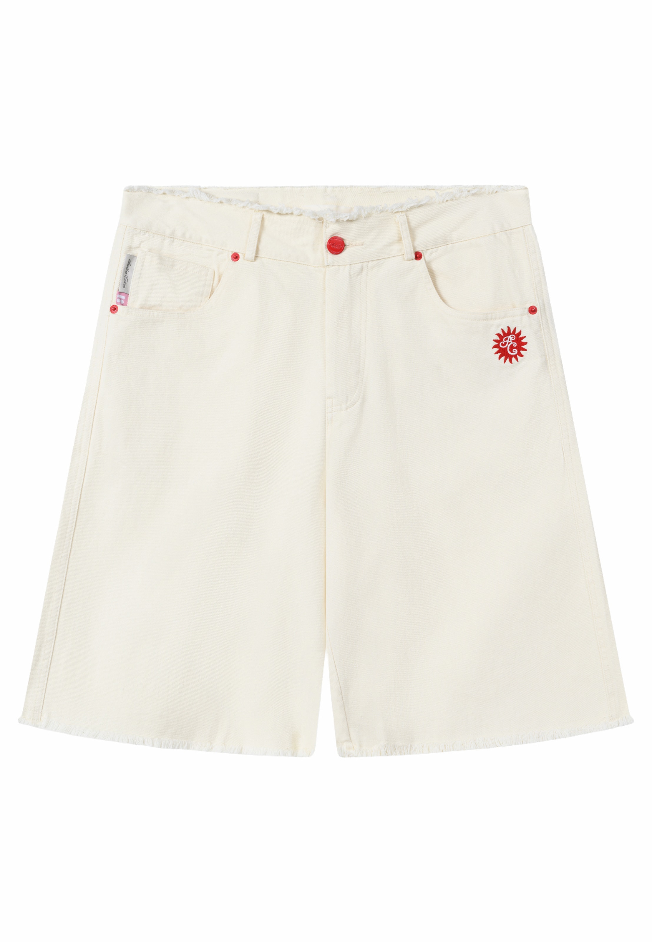 Another Cotton Lab Jean 'Hï AC' en 34/Normale en rouge / blanc denim, Vue avec produit