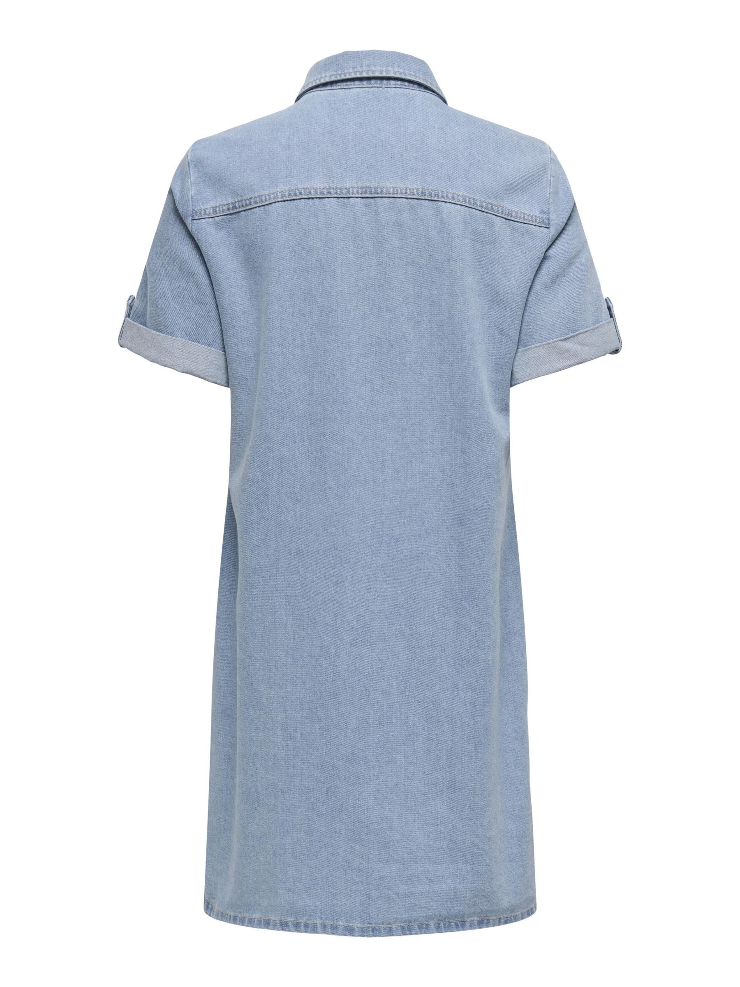 ONLY - Vestido camisero 'LISA' en azul