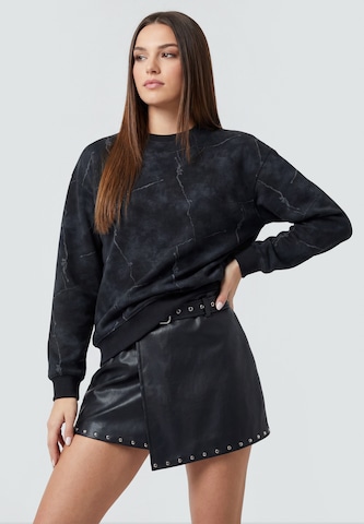 Sweat-shirt myMo ROCKS en noir