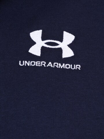 UNDER ARMOUR Sportsweatjacke 'Essential' in Blau