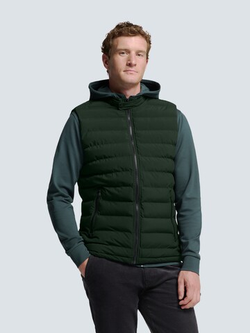No Excess Bodywarmer in Groen: voorkant