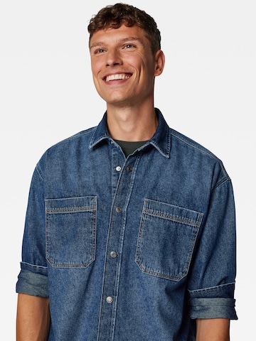 Mavi Regular fit Button Up Shirt ' ANDRE ' in Blue