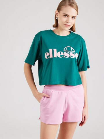 Tricou 'SILO' de la ELLESSE pe verde: față