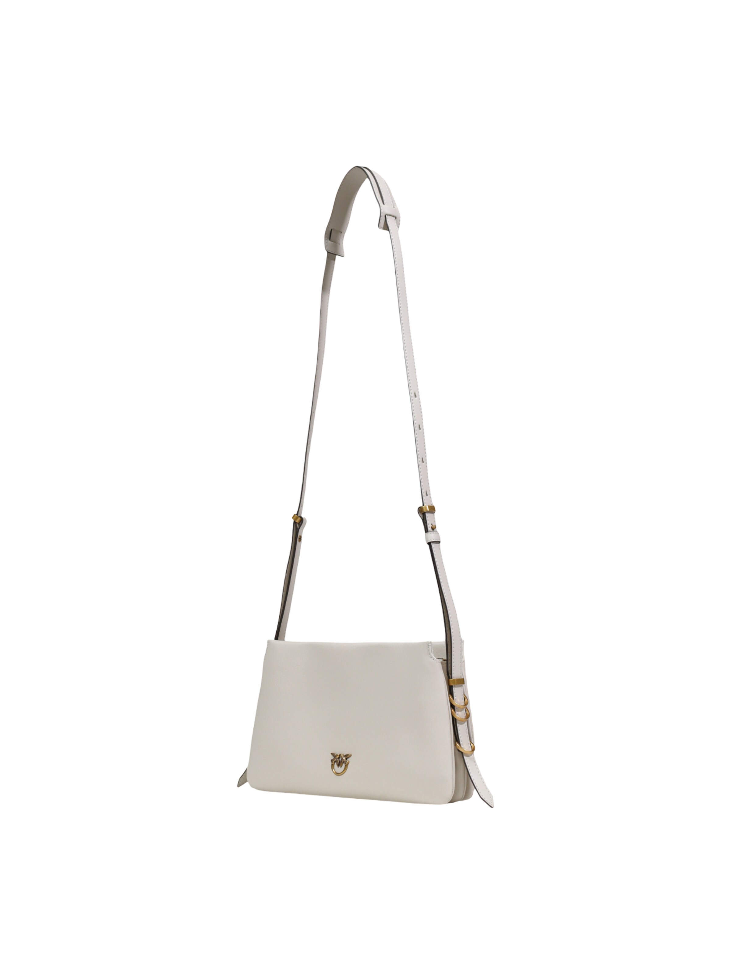 PINKO Skuldertaske 'TRIPLET MINI VITELLO MORBIDO 105883 A0QO' i hvid