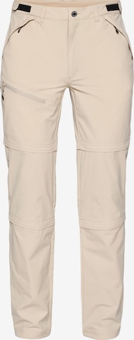ICEPEAK Normální Outdoorové kalhoty 'BIRKENFELD' – béžová: přední strana