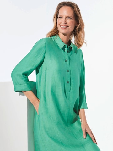 Goldner Blousejurk in Groen