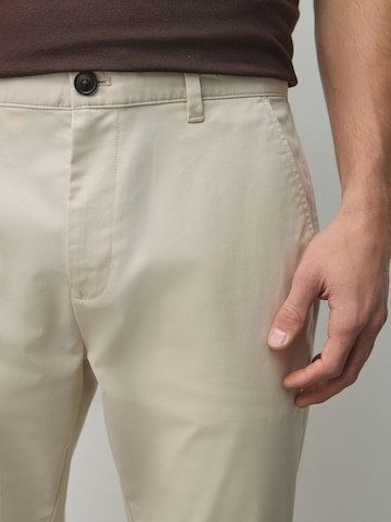 Coupe slim Pantalon chino Next en beige