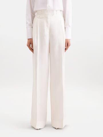 Regular Pantalon SEIDENSTICKER en blanc