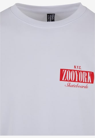 ZOO YORK T-shirt 'Hot Dog' i vit