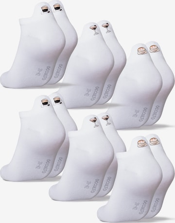 Occulto Socken 'Luca' in Braun: Vorderseite