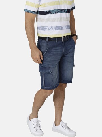 BABISTA Regular Cargo jeans ' Quiretta ' in Blue: front