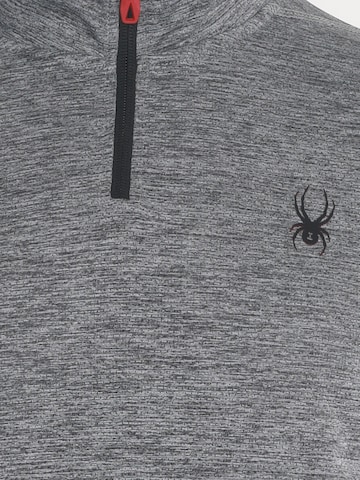 T-Shirt fonctionnel Spyder en gris