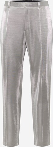 HUGO - regular Pantalón de pinzas 'Teagan' en gris: frente