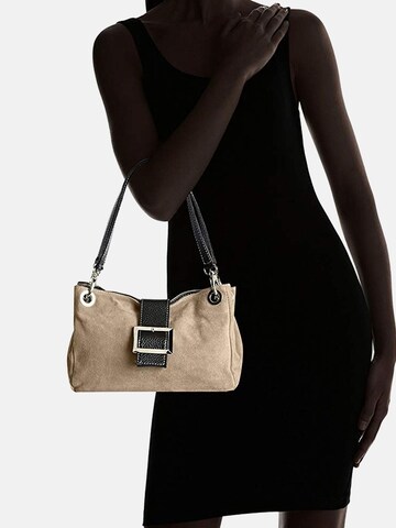 CHICCA BORSE Clutch in Beige: Vorderseite