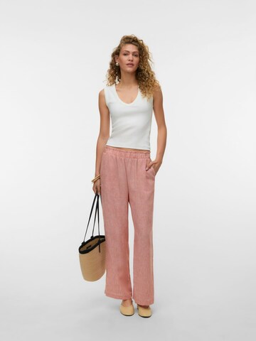 VERO MODA Baggy Broek 'Charline' in Roze: voorkant